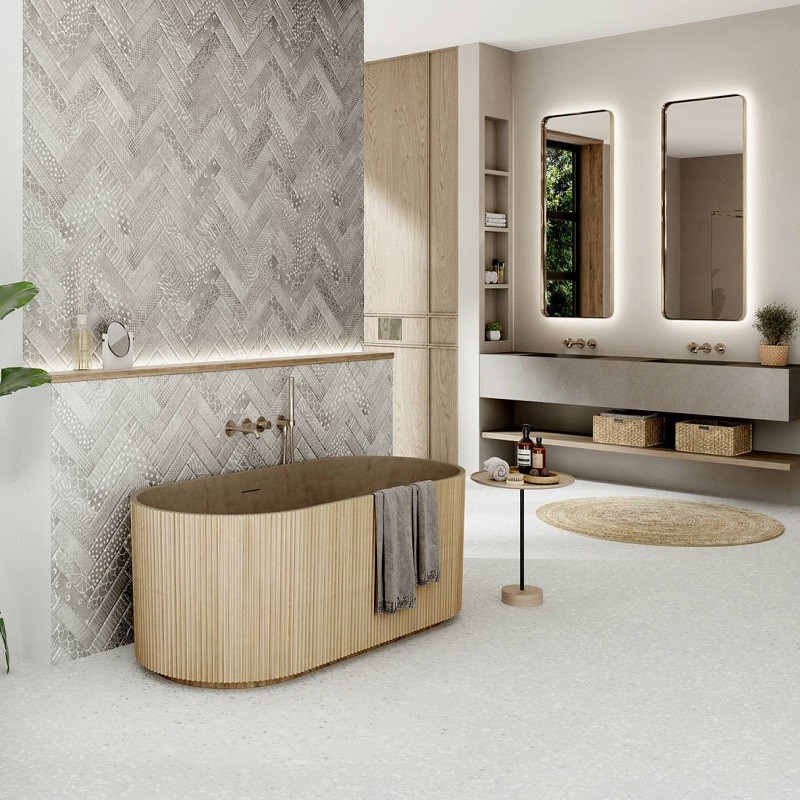 Terrazzo - carrelage terrazzo 66x66 cm venise white