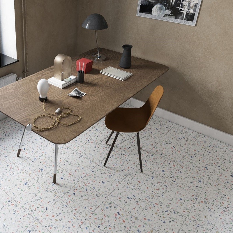 Terrazzo - carrelage terrazzo 66x66 cm venise light colors
