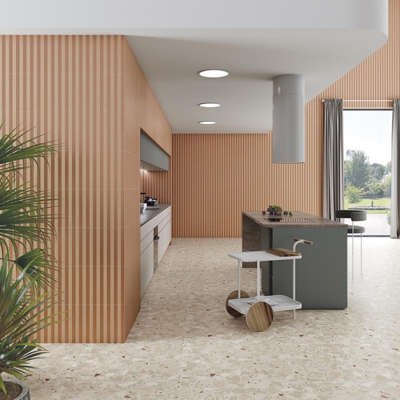 Terrazzo - carrelage terrazzo 80x80 cm ROMA BEIGE