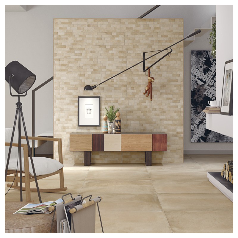 Terre cuite - carrelage imitation terre cuite 60x60 cm - ARTESANO BEIGE