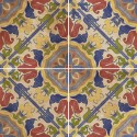 echantillon Carrelage imitation carreaux ciment 11.5x11.5 cm LARA