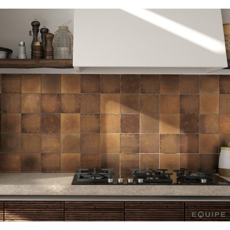 Zellige - Carrelage effet zellige 13,2x13,2cm MALEM GOLD