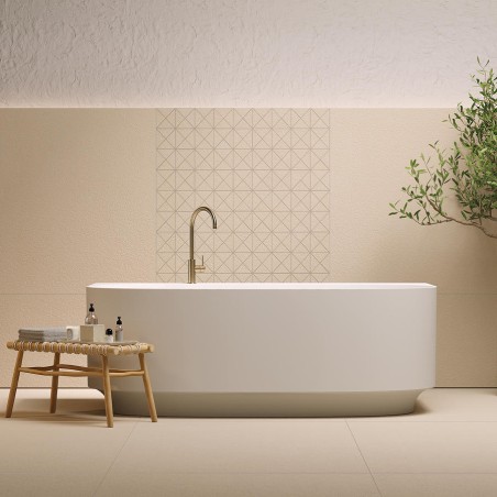 Effet béton - carrelage effet béton sembra beige 60x60 cm rectifié