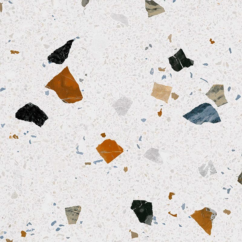 Terrazzo - Carrelage terrazzo stracciatella-R nacar 80x80 cm