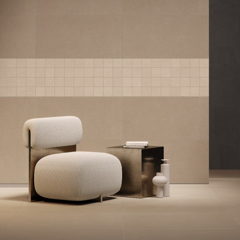 Effet béton - carrelage effet béton sembra terra 60x60 cm rectifié