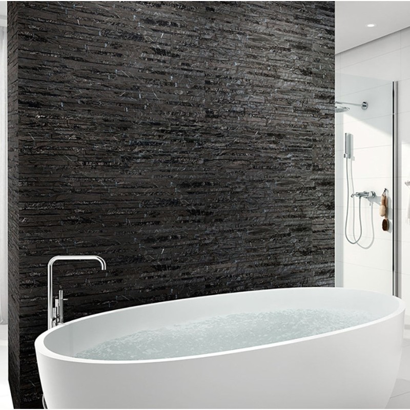 Plaquette de parement - carrelage parement THUY MARQUINA 32 x 89 cm effet pierre