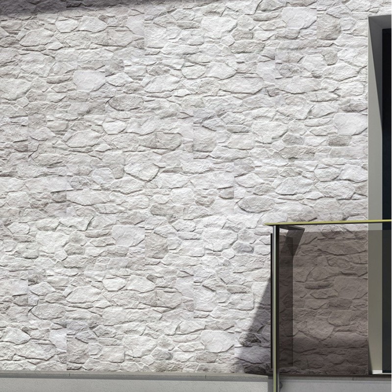 Pierre de parement - carrelage parement TERRANOVA WHITE 32 x 89 cm effet pierre