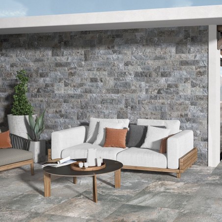 Pierre de parement - carrelage parement MAESTRAT GREY 32 x 89 cm effet pierre