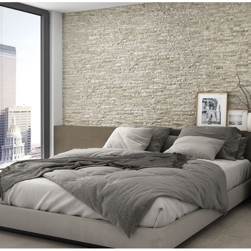 Plaquette de parement - carrelage parement ARCALIS BEIGE 32 x 89 cm effet pierre