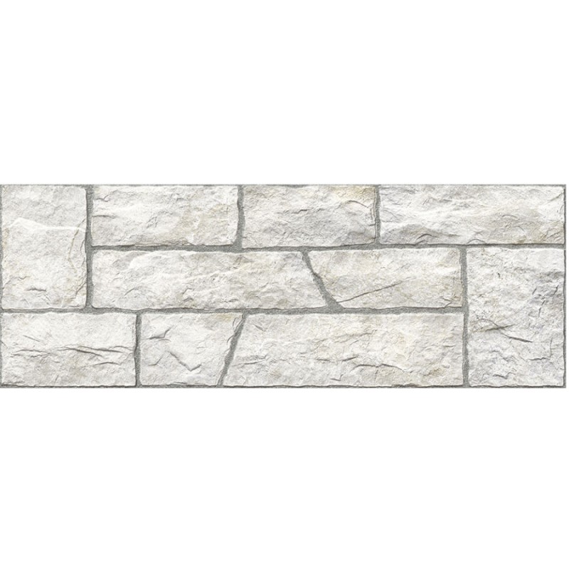 Plaquette de parement - carrelage parement MAESTRAT WHITE 32 x 89 cm effet pierre