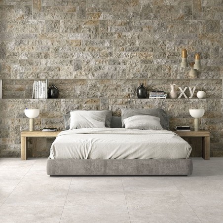 Plaquette de parement - carrelage parement MAESTRAT NOCE 32 x 89 cm effet pierre