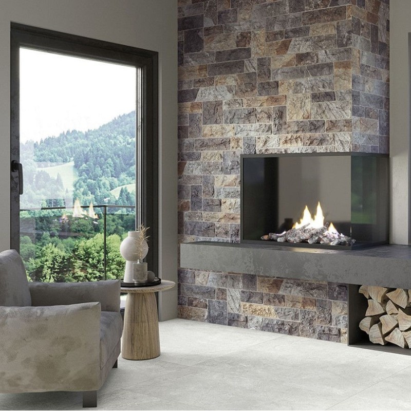 Pierre de parement - carrelage parement MAESTRAT NATURE 32 x 89 cm effet pierre