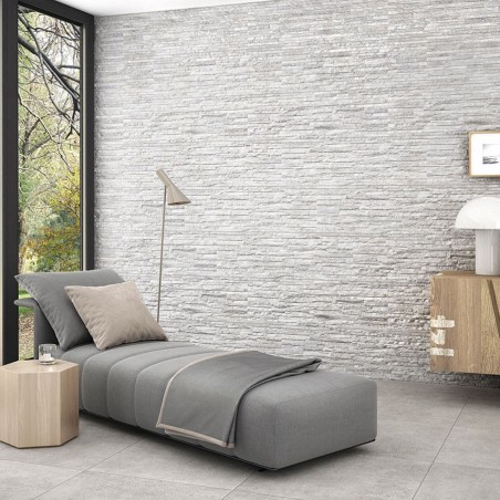 Plaquette de parement - carrelage parement ARCALIS GREY 32 x 89 cm effet pierre