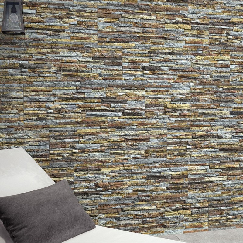 Pierre de parement - carrelage parement ARCALIS OXIDO 32 x 89 cm effet pierre