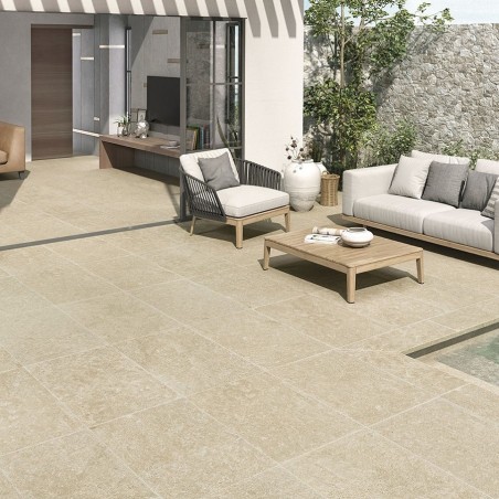 Effet pierre - carrelage CHATEAU NATURAL DRY 45x65 cm imitation pierre
