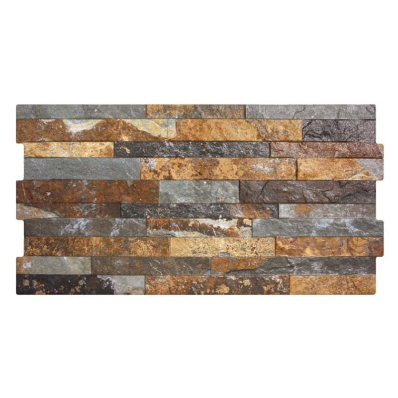 Echantillon - echantillon carrelage parement POMPEYA OXIDO effet pierre