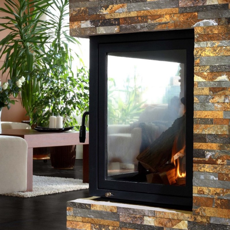 Plaquette de parement - carrelage parement POMPEYA OXIDO 30X60 effet pierre