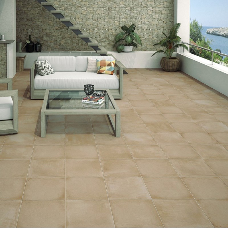 Terre cuite - carrelage ALHAMBRA BEIGE 33,3x33,3cm imitation terre cuite