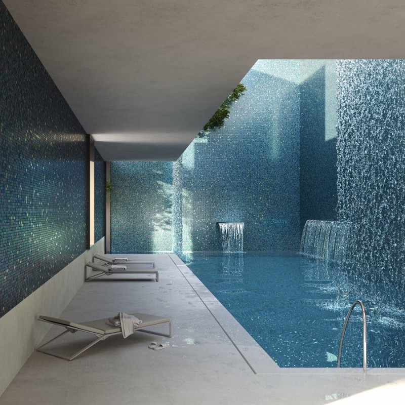 Mosaïque en OR - Emaux de Verre Ezarri JADE GOLD