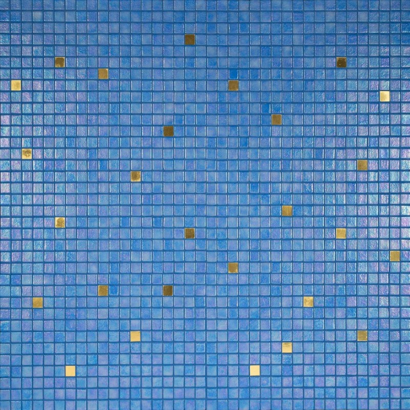 Mosaïque en OR - Emaux de Verre Ezarri OCEAN GOLD