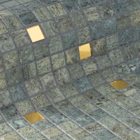 Mosaïque en OR - Emaux de Verre Ezarri BALI STONE GOLD
