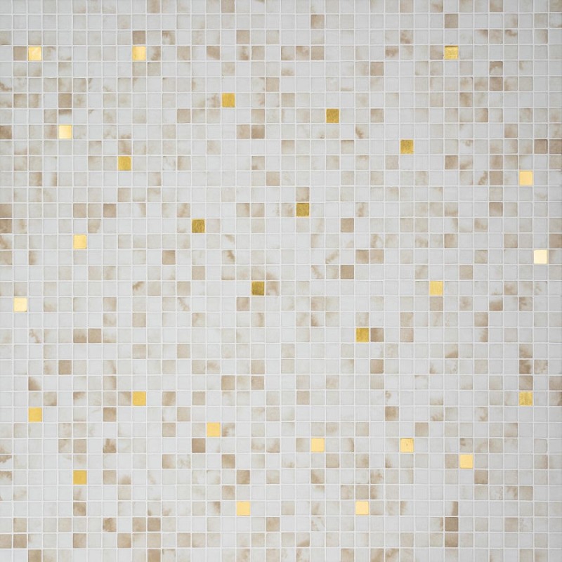 Mosaïque en OR - Emaux de Verre Ezarri SPONGE GOLD