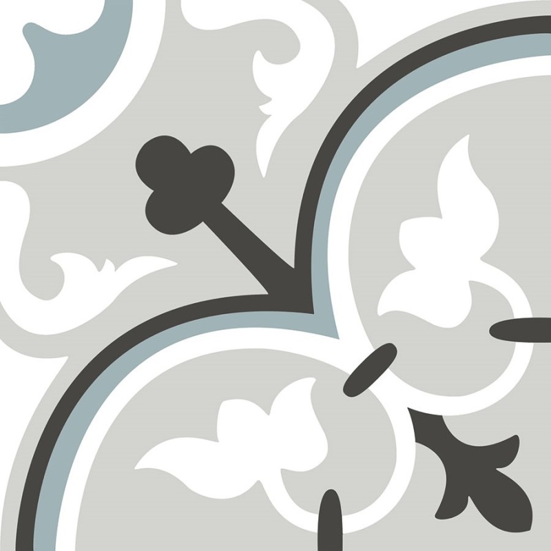 Déstockage - LOT de 4.16 M² de Carrelage effet carreaux ciment 20x20 cm CENIZA FLORAL