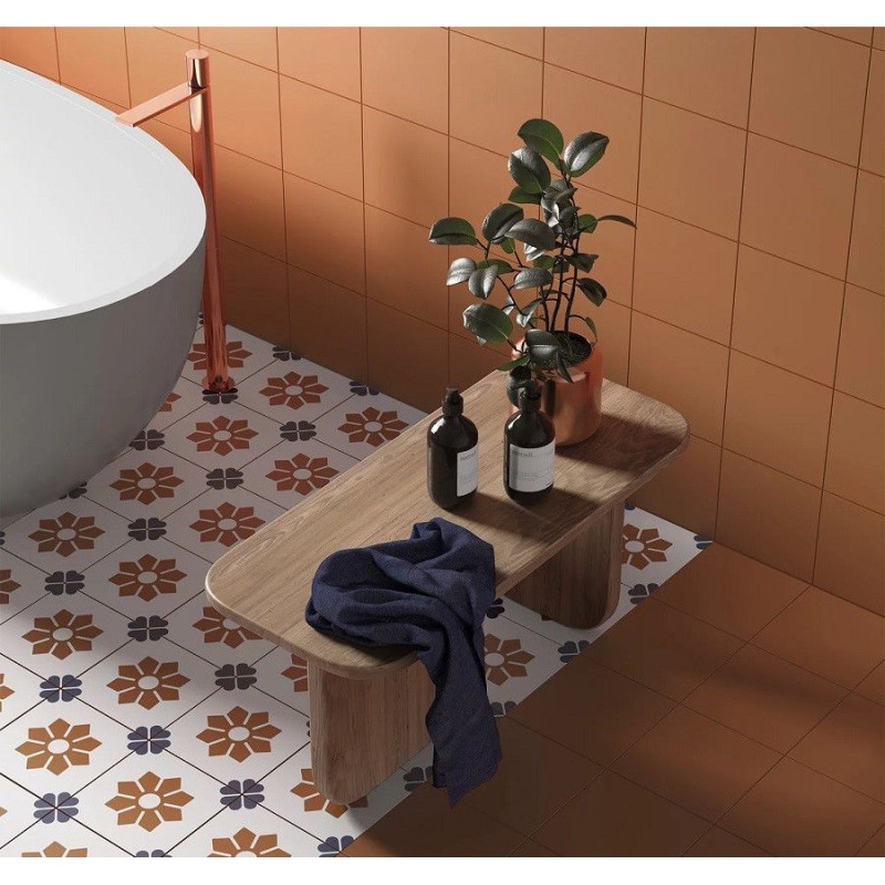 Carreaux ciment - Carrelage TERRE 20X20cm effet carreaux ciment