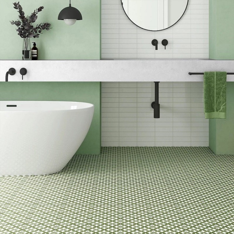 Carreaux ciment - Carrelage NAPLES 20X20cm effet carreaux ciment