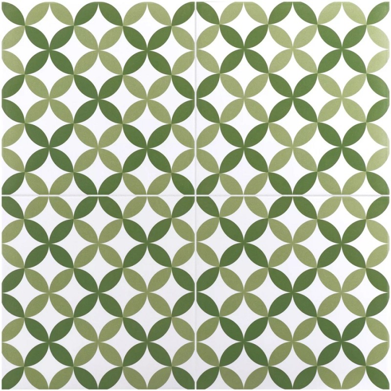 Carreaux ciment - Carrelage NAPLES 20X20cm effet carreaux ciment