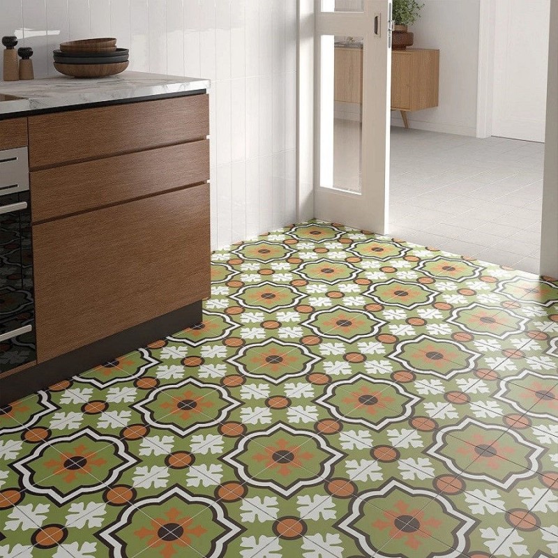 Carreaux ciment - Carrelage MONACO 20X20cm effet carreaux ciment