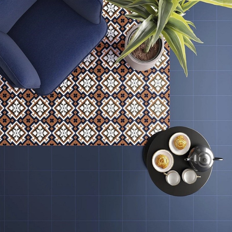 Carreaux ciment - Carrelage CHELSEA 20X20cm effet carreaux ciment