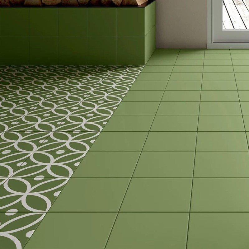 Carreaux ciment - Carrelage BERGEN 20X20cm effet carreaux ciment