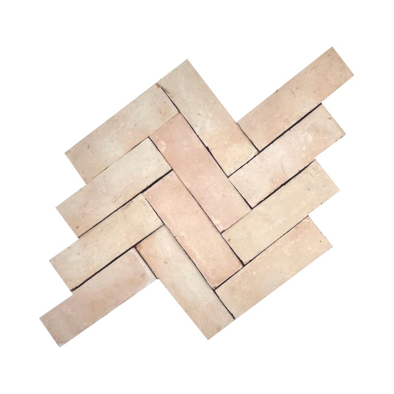 Zellige - Véritable BEJMAT artisanal marocain 4.5 x 14.5 cm NATUREL