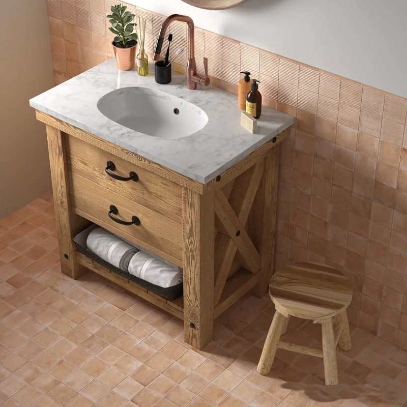 Terre cuite - carrelage imitation terre cuite 10x10 cm NUDE