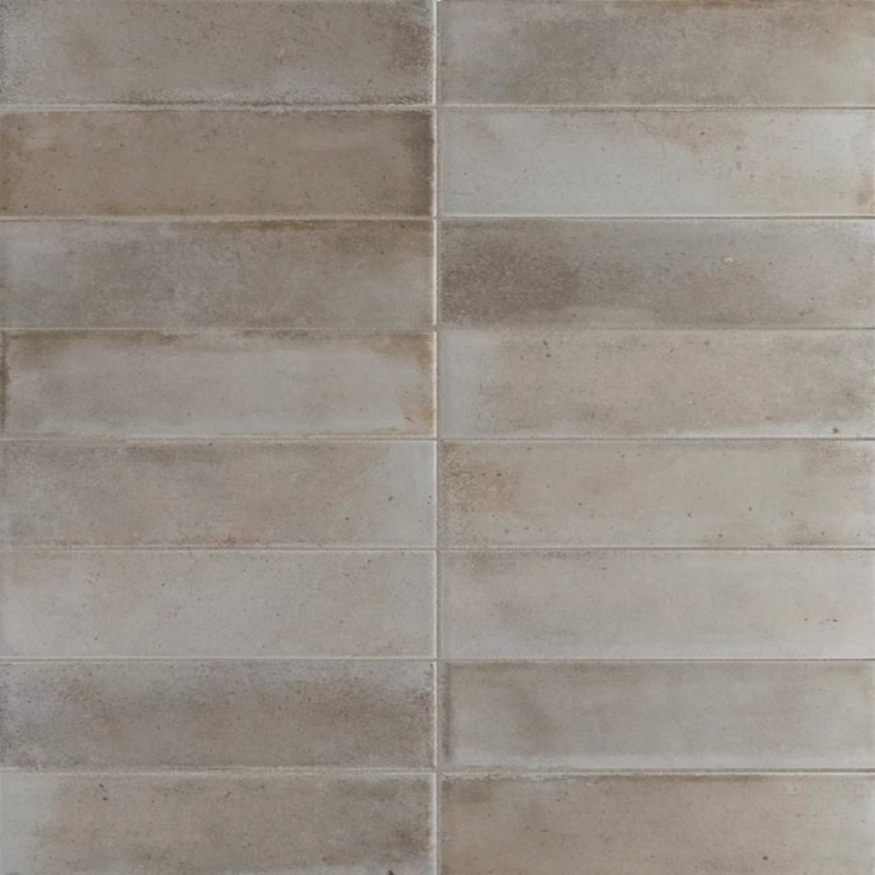 Zellige - Carrelage effet zellige 6x18,6cm RAKU SMOKE