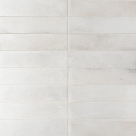 Echantillon - echantillon Carrelage effet zellige 6X18.6cm RAKU WHITE