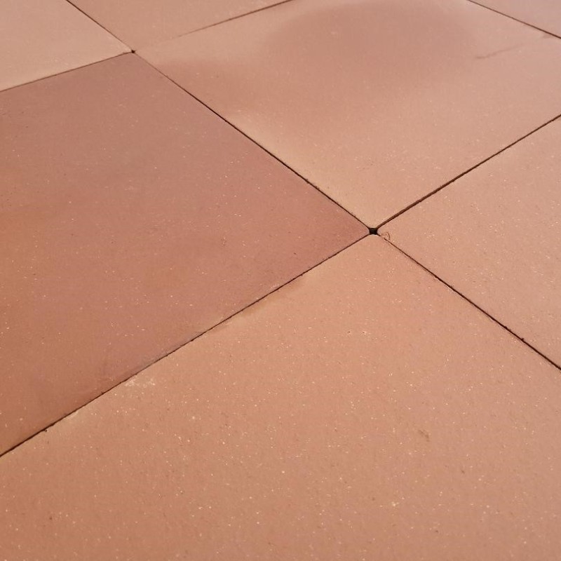 Terre cuite - véritable terre cuite 30x30 cm couleur rouge