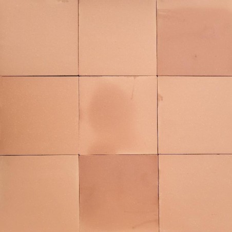 Terre cuite - véritable terre cuite 30x30 cm couleur rouge