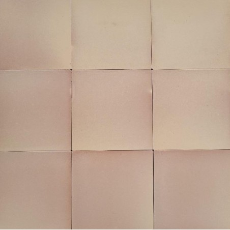 Terre cuite - véritable terre cuite 30x30 cm couleur naturelle crème