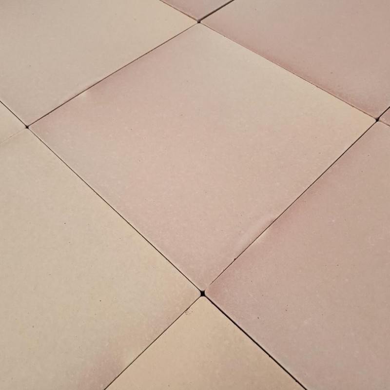 Terre cuite - véritable terre cuite 30x30 cm couleur naturelle crème