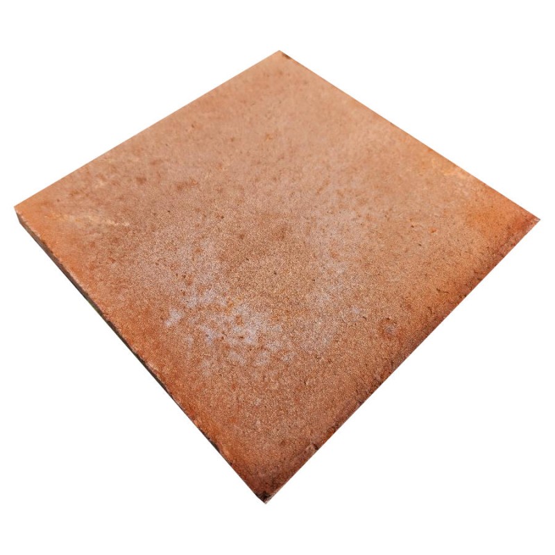 Echantillon - echantillon Terre cuite faite à la main 15x15 cm couleur rouge