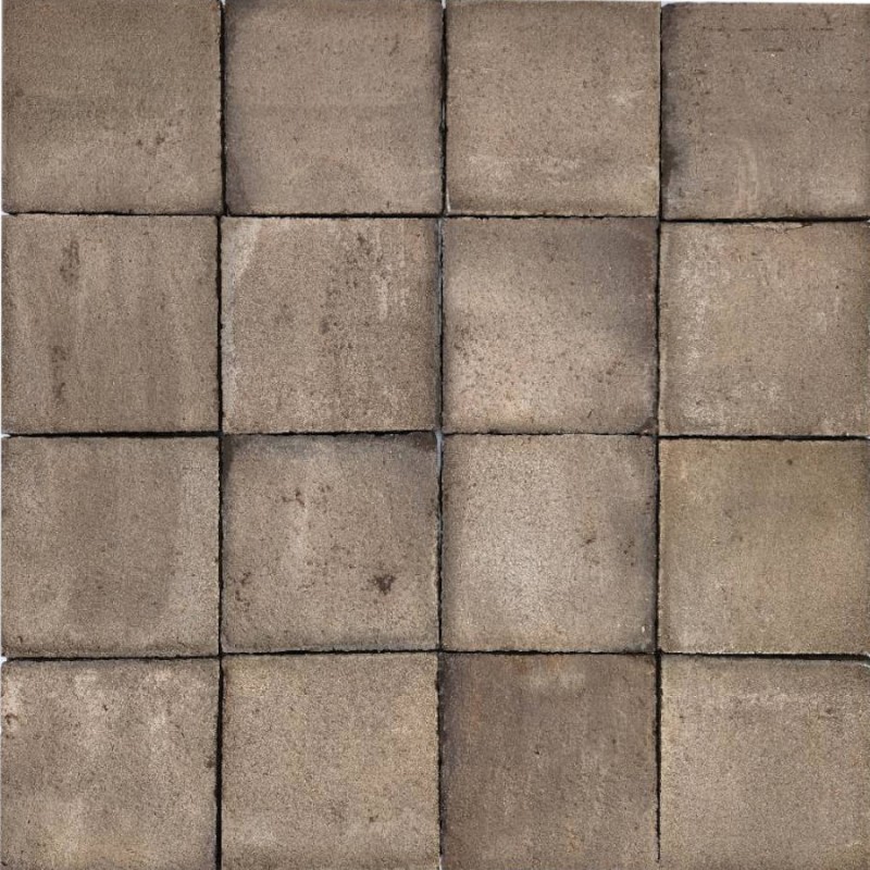 Terre cuite - Terre cuite faite à la main 15x15 cm couleur grise