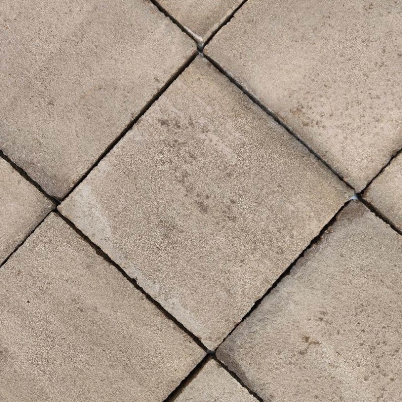 Terre cuite - Terre cuite faite à la main 15x15 cm couleur grise