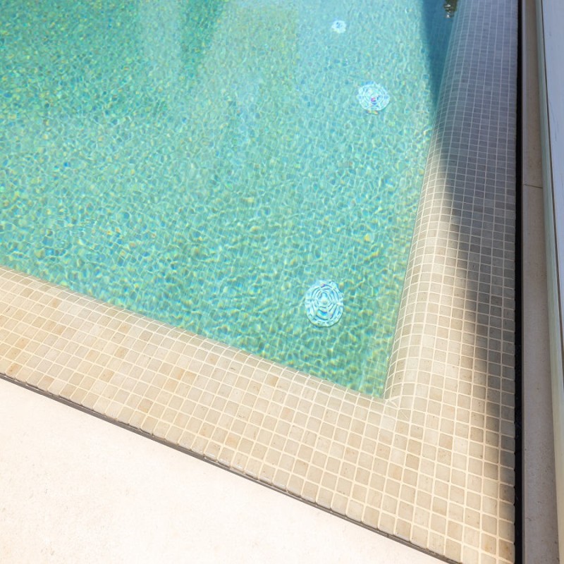 Émaux de verre 2,5 x 2,5 cm - Emaux de Verre REVIGLASS TRAVERTINE