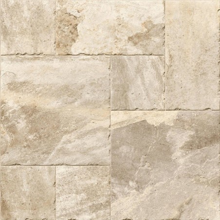 Echantillon - echantillon carrelage imitation pierre SANFORD beige multiformat antidérapant R10