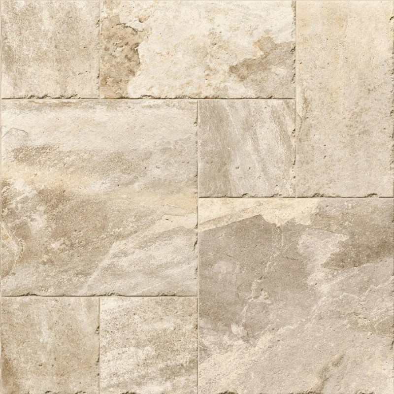 Echantillon - echantillon carrelage imitation pierre SANFORD beige multiformat antidérapant R10