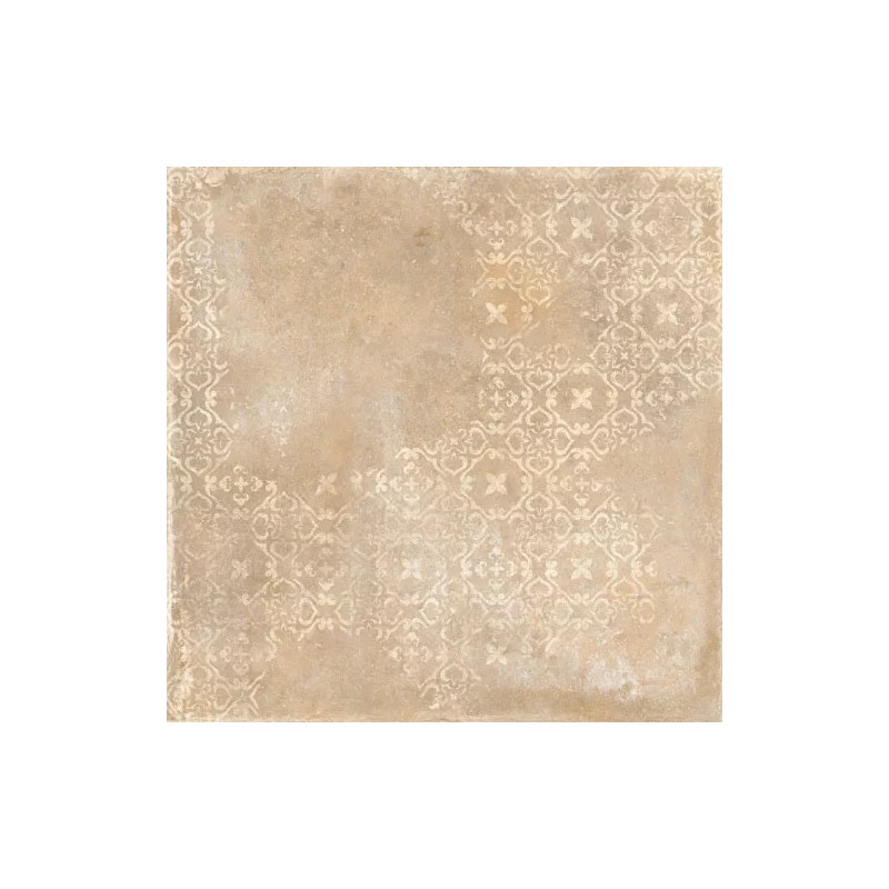 Terre cuite - carrelage effet vieilli DECOR MIEL 120x120 cm rectifié