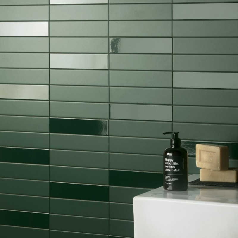 Zellige - carrelage DUST PINE 5x20 cm MAT ou BRILLANT