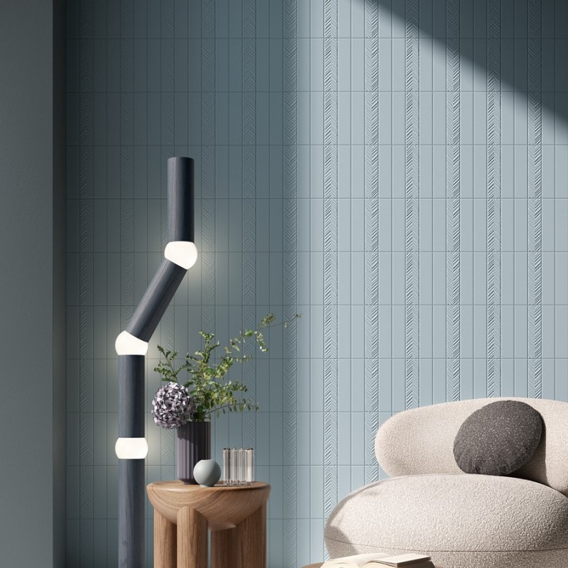 Zellige - carrelage DUST NIAGARA DECOR 5x20 cm LIGNE ou CHEVRON